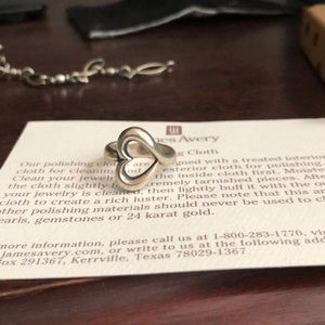 James Avery sterling silver abounding heart ring